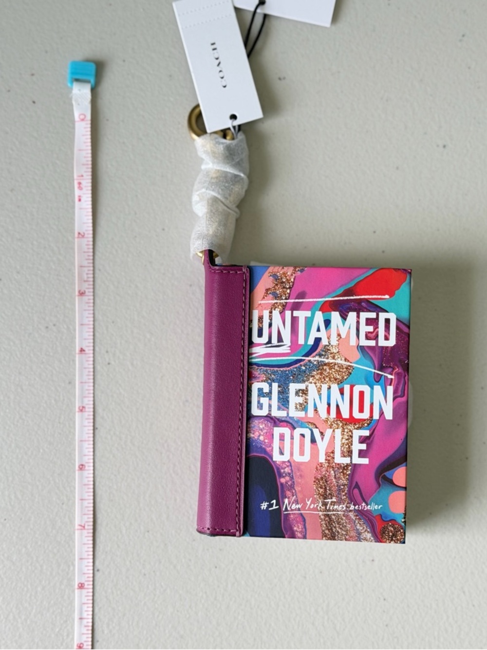 Coach Untamed By Glennon Doyle Book Bag Charm - Picture 8 of 8